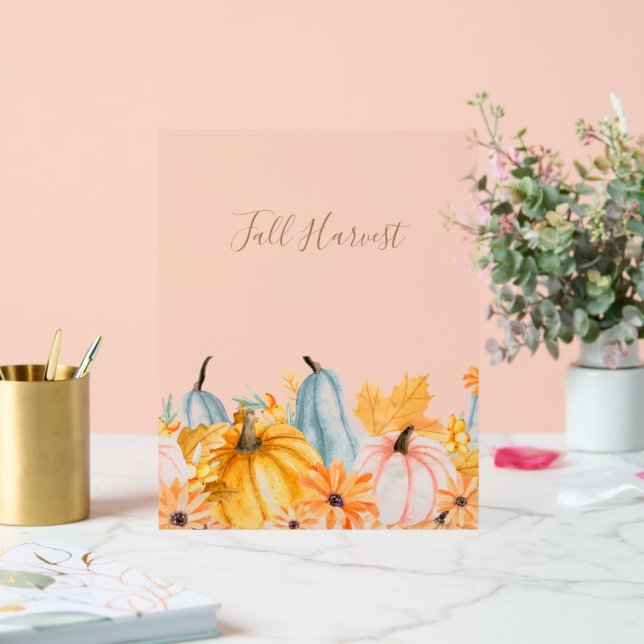 FALL HARVEST PARTY ACRYLIC SIGN (Wedding)