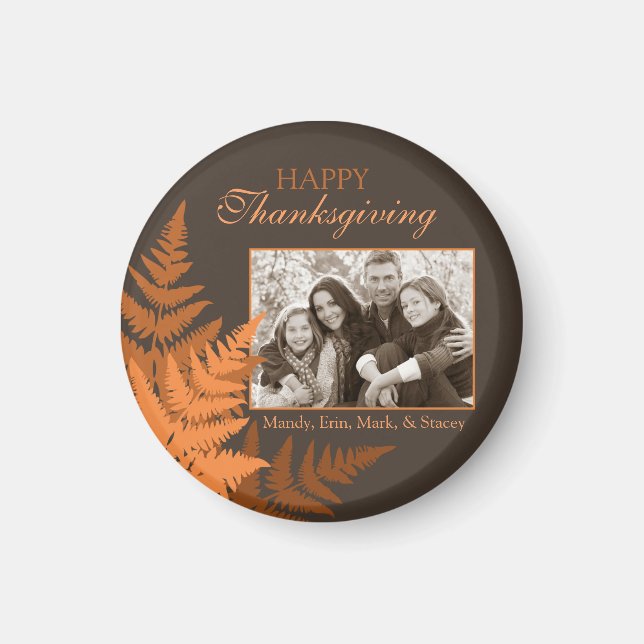 Fall Harvest Photo Magnet 2 (Front)