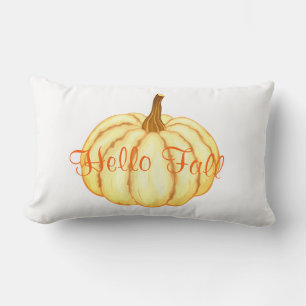 Fall Harvest Pumpkin Throw Pillow