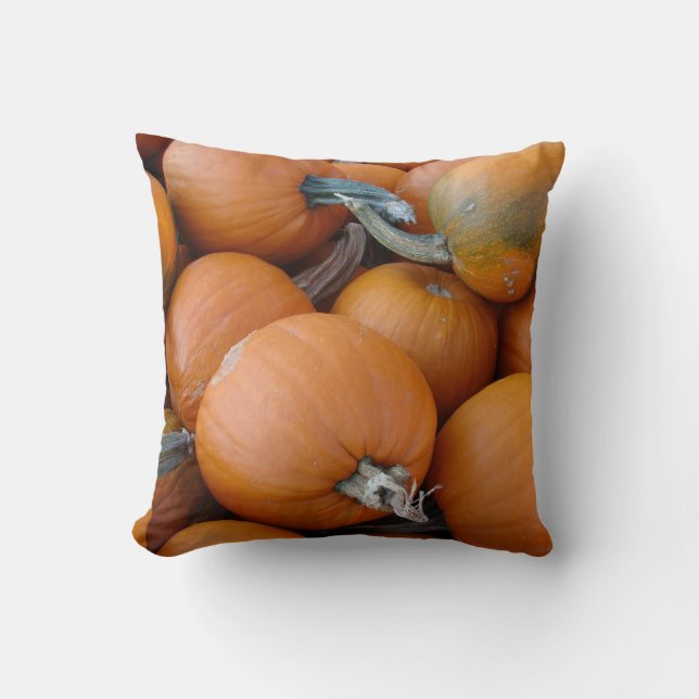 Fall Harvest Pumpkins Cushion (Front)