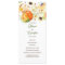 Fall Harvest Pumpkins Sunflowers Wedding Programs