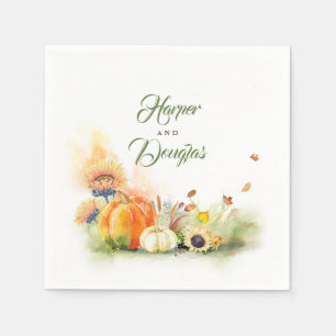 Fall Harvest Rustic Napkin