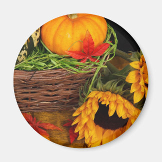 Fall Harvest Sunflowers Magnet