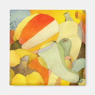 Fall Harvest Time Pumpkins Magnet