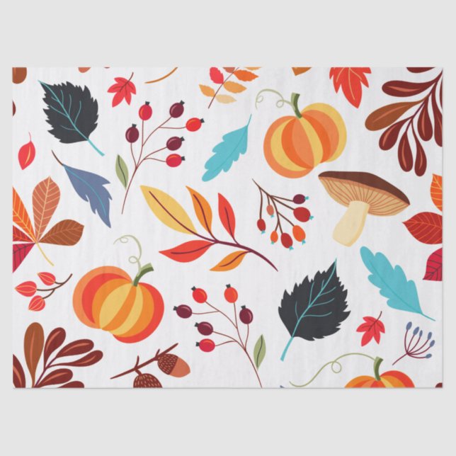 fall harvest tissue paper (Front)