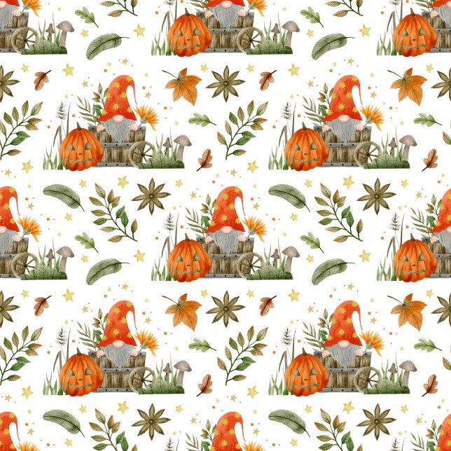 Fall Harvest with Gnomes Thanksgiving Tablecloth (Creator Uploaded)