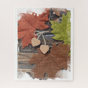 Fall Hearts jigsaw puzzle