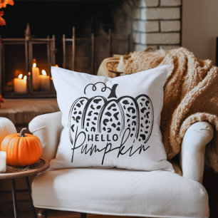 Fall Hello Pumpkin Cushion