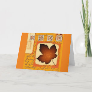 FALL HOLIDAY CARD