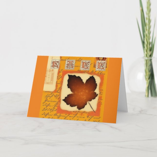 FALL HOLIDAY CARD (Front)