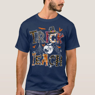 Fall Holiday Themed Thanksgiving Halloween Trick O T-Shirt