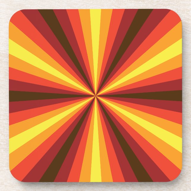 Fall Illusion Square Coaster (Front)