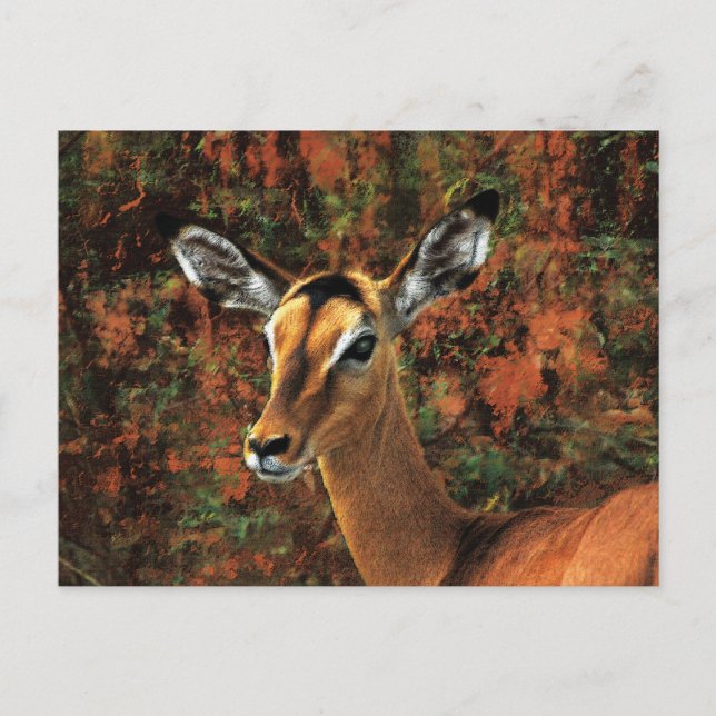 Fall Impala fantasy art Postcard (Front)