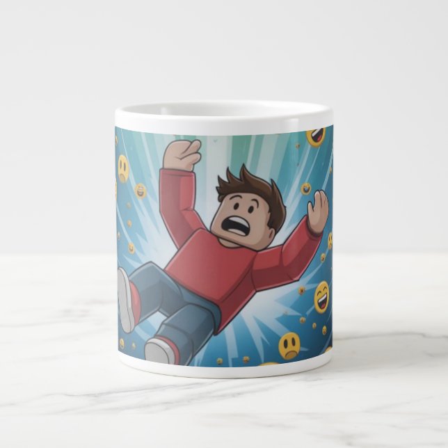 Fall in bubble  large coffee mug (Front)