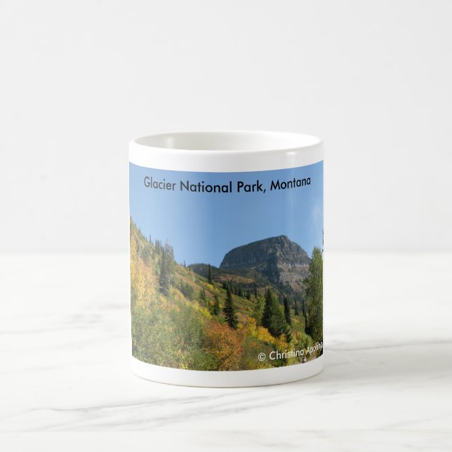 Fall in Glacier National Park, Montana Mug (Center)