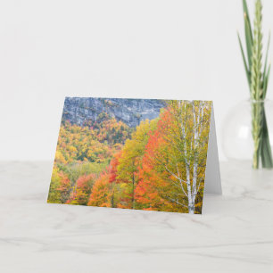Fall in Grafton Notch State Park, Maine Card