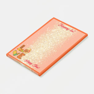 Fall In Love Autumn Customise Text and Colour Post-it Notes