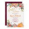 Fall in love autumn floral rustic bridal shower
