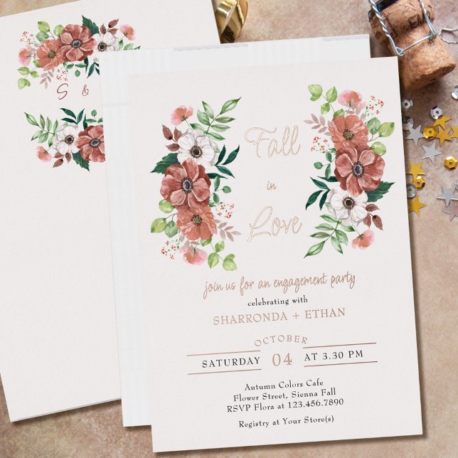 Fall in Love Autumn Flowers Engagement Party (Creator Uploaded)