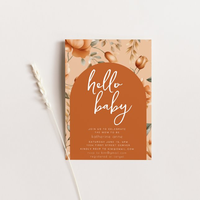 Fall in Love Baby Shower Party Invitation (Creator Uploaded)