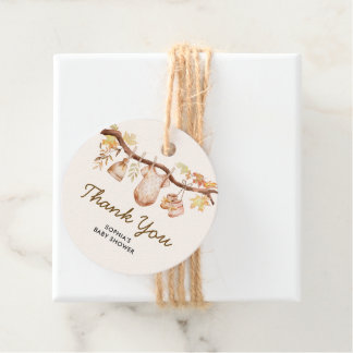 Fall in Love Baby Shower Thank You Favour Tags