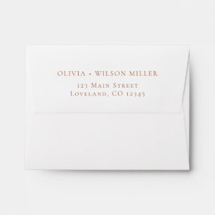 Fall in love   Boho Flowers Wedding Envelope