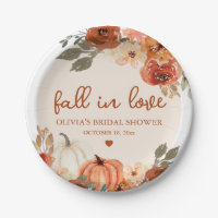 Fall in Love Boho Terracotta Pumpkin Bridal Shower