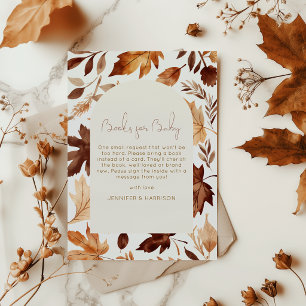 Fall In Love Books For Baby Baby Shower Enclosure Card