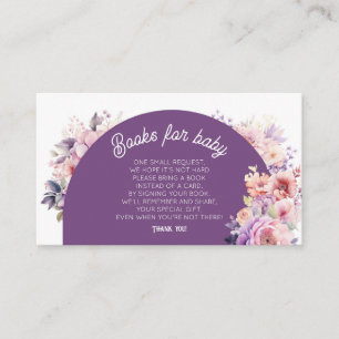 Fall in love Books for baby ticket  Enclosure Card