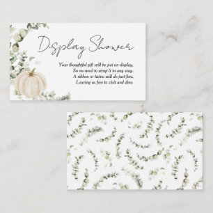 Fall in Love Bridal Display Shower Enclosure Card