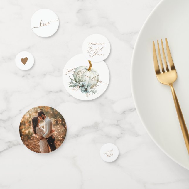 Fall In Love Bridal Shower Confetti (Group)