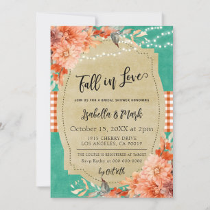 Fall in Love Bridal Shower Invitation