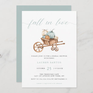 Fall in Love - Bridal Shower   Invitation