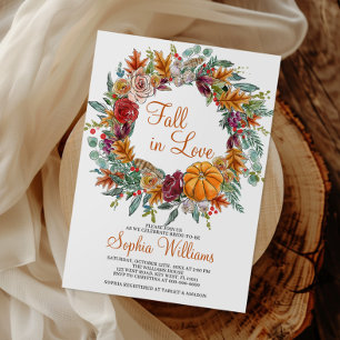 Fall in Love Bridal Shower Invitation
