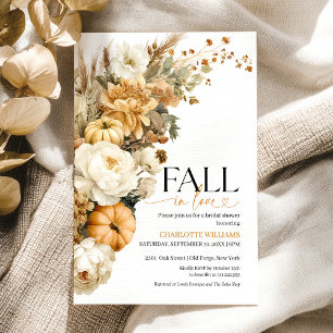 Fall In Love Bridal Shower Invitation