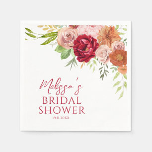 Fall in Love Bridal Shower Napkin