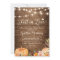 Fall in Love Bridal Shower Rustic Pumpkin Floral