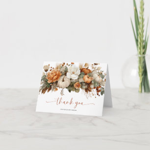 Fall In Love Bridal Shower Thank You Card