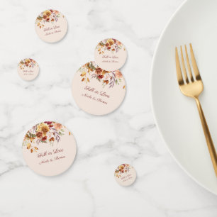 Fall in Love Confetti, Fall in Love Wedding  Confetti