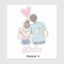 Fall in love Couple with Customisable