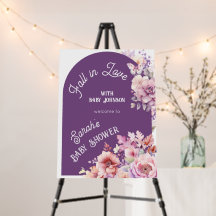 Fall in love fall floral baby bloom baby shower