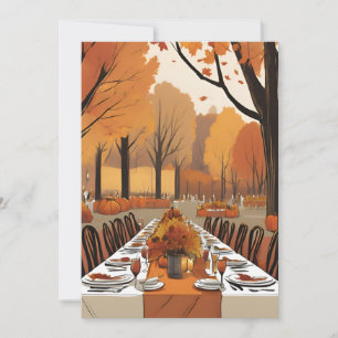 fall in love fall rehearsal dinner invitations