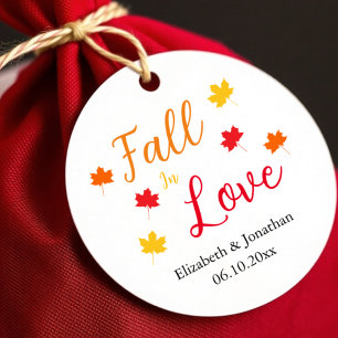 Fall In Love Favour Tags