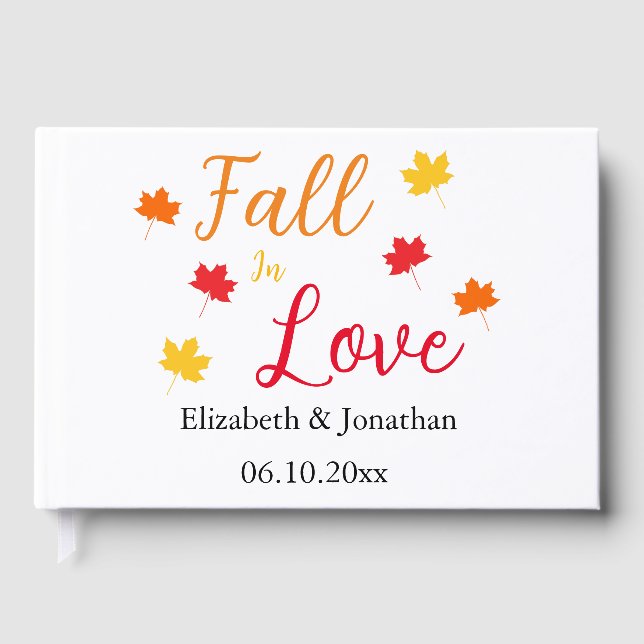Fall In Love Guest Book (Front)