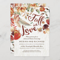 Fall in Love Harvest Pumpkin Rehearsal Dinner