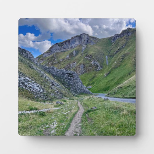 Fall in love in Peak District Plaque (Front)