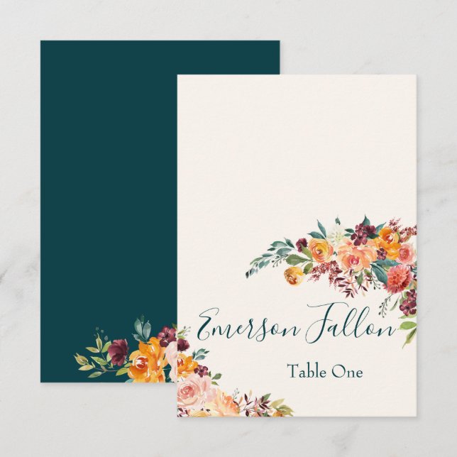 Fall in Love Invitation (Front/Back)