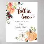 Fall in Love Marsala Pumpkin Welcome Sign<br><div class="desc">Fall in Love Marsala Pumpkin Welcome Sign
Wording can be changed into any occasion</div>