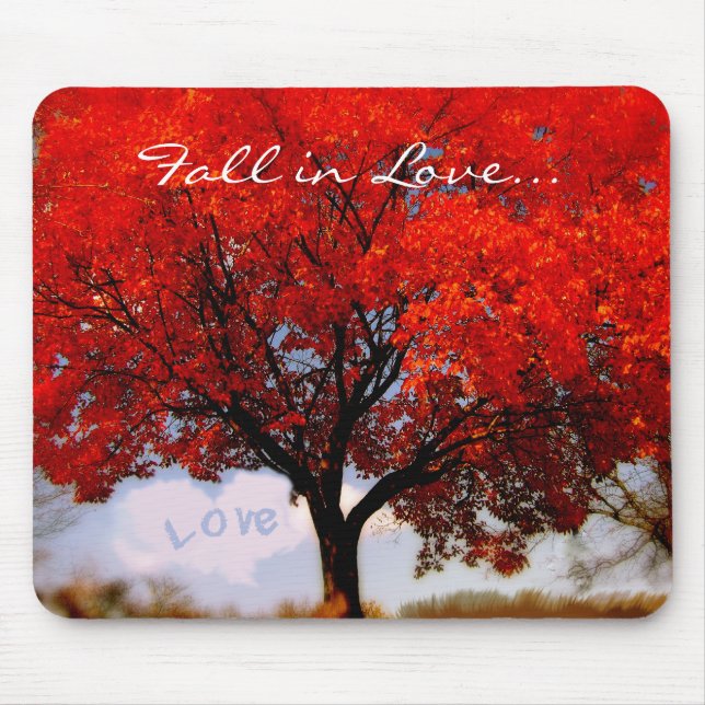 Fall in Love... Mouse Mat (Front)