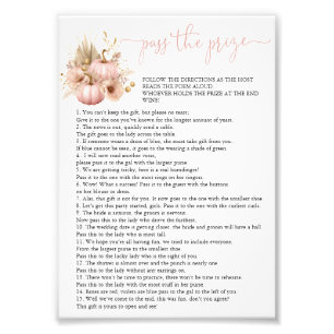 Fall in Love Pass the Prize Bridal Shower Game Photo Print